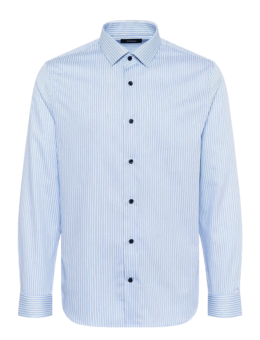 Matinique - MAtrostol BN - randiga skjortor - chambray blue - 1