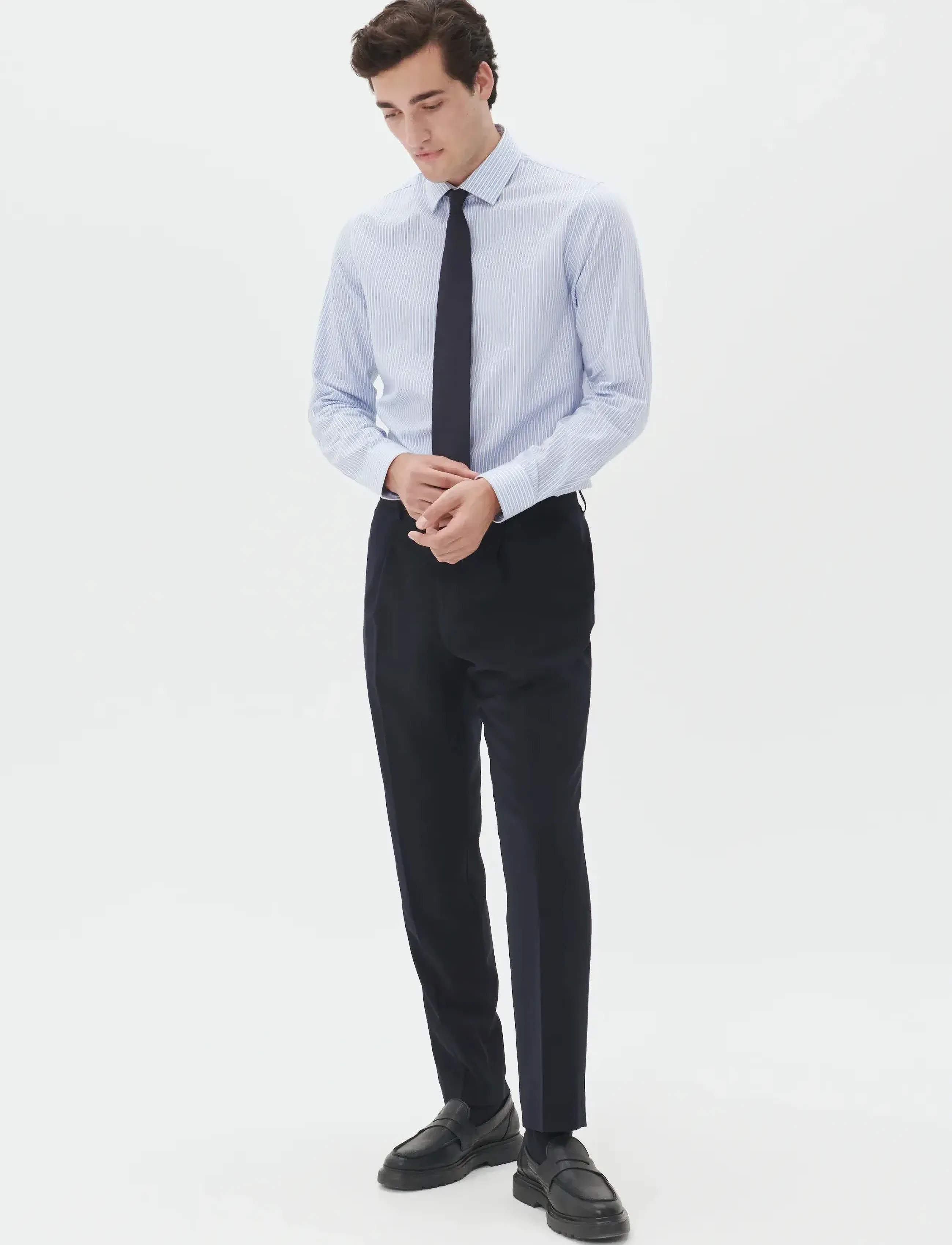 Matinique - MAtrostol BN - striped shirts - chambray blue - 2