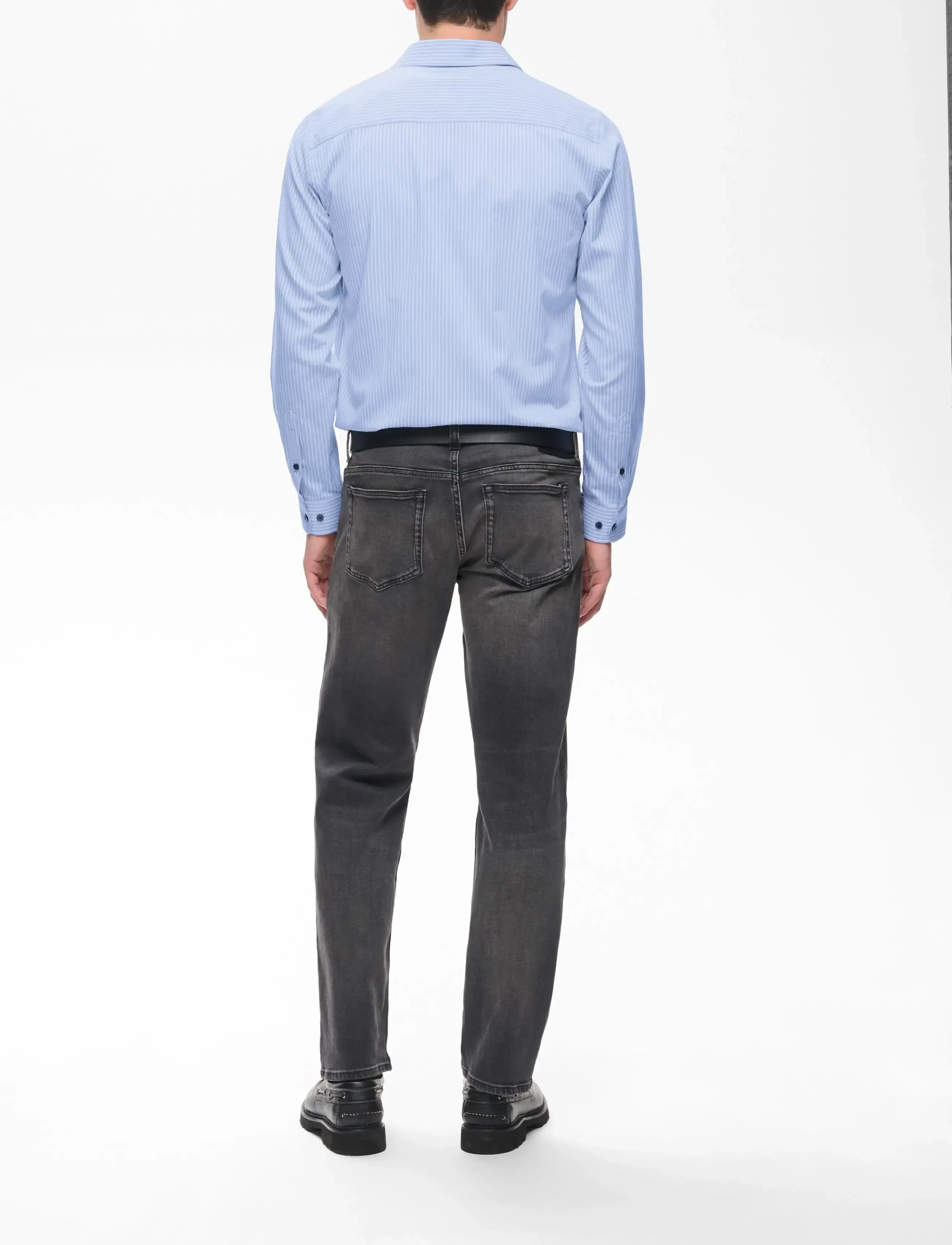 Matinique - MAtrostol BN - stribede skjorter - chambray blue - 3