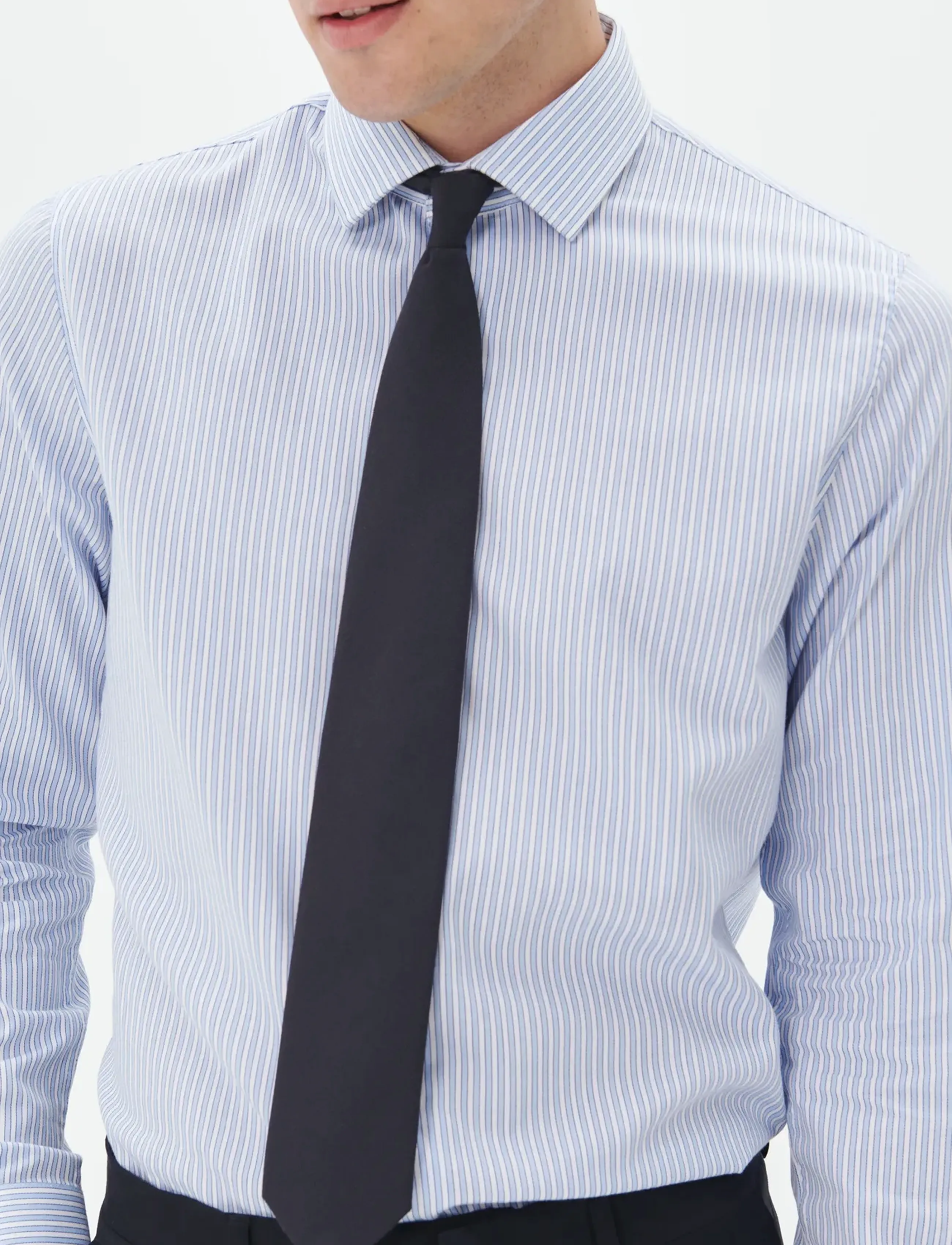 Matinique - MAtrostol BN - striped shirts - chambray blue - 4