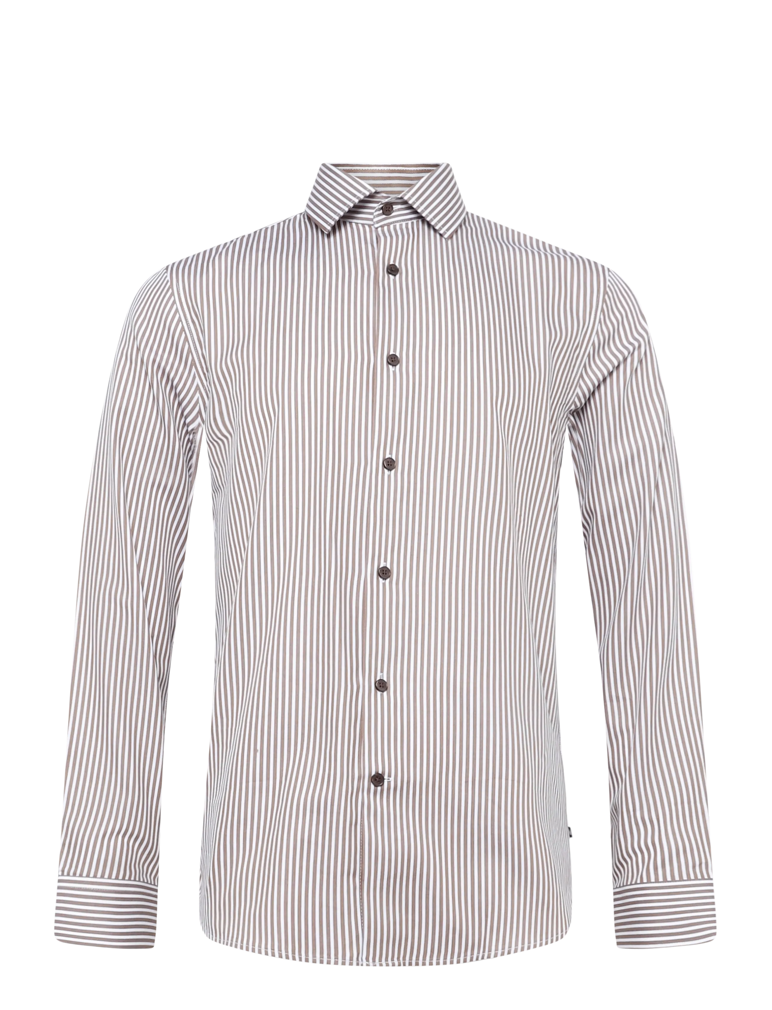 Matinique - MAtrostol BN - striped shirts - sepia - 1