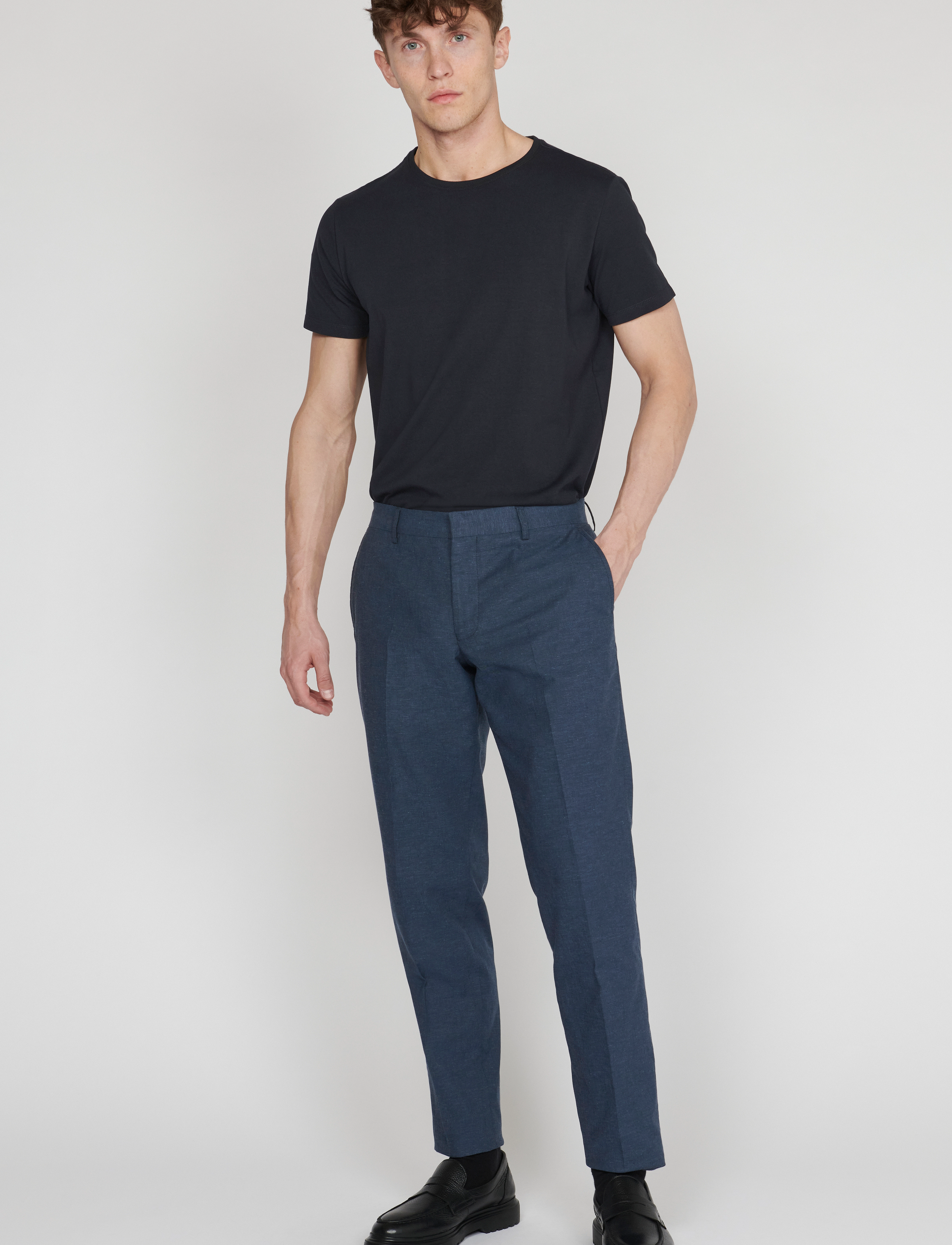 Matinique - MAlas - linased püksid - dark navy - 3