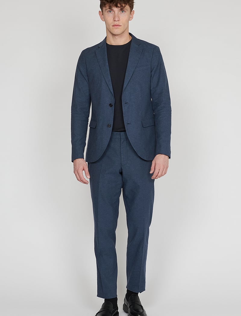 Matinique - MAlas - leinenanzughosen - dark navy - 4