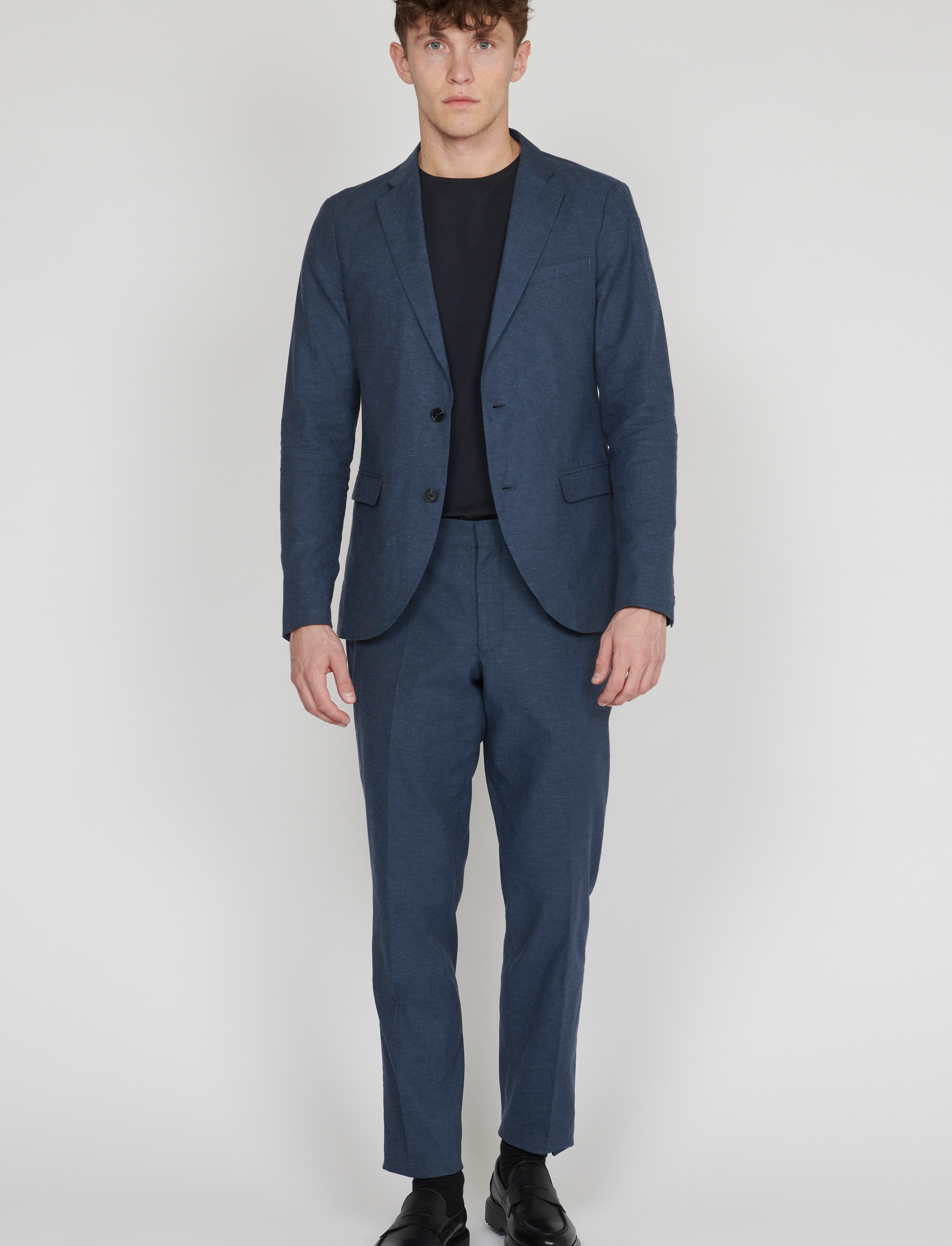 Matinique - MAlas - linased püksid - dark navy - 4