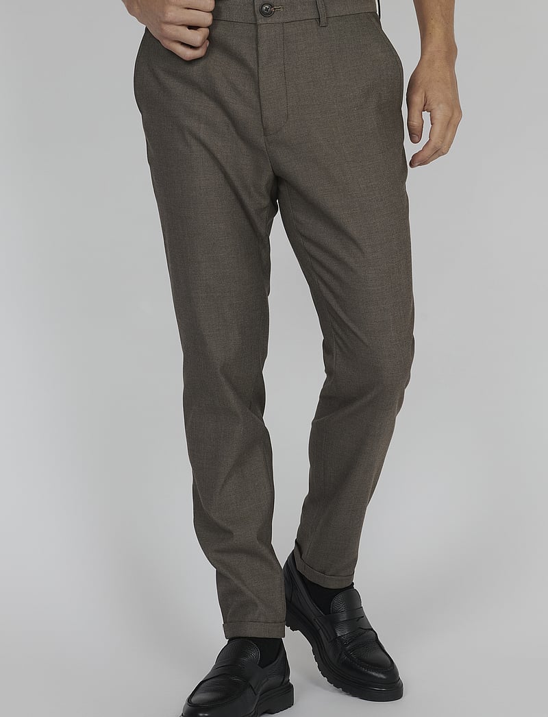 Matinique - MAliam Pant - kostymbyxor - teak melange - 0