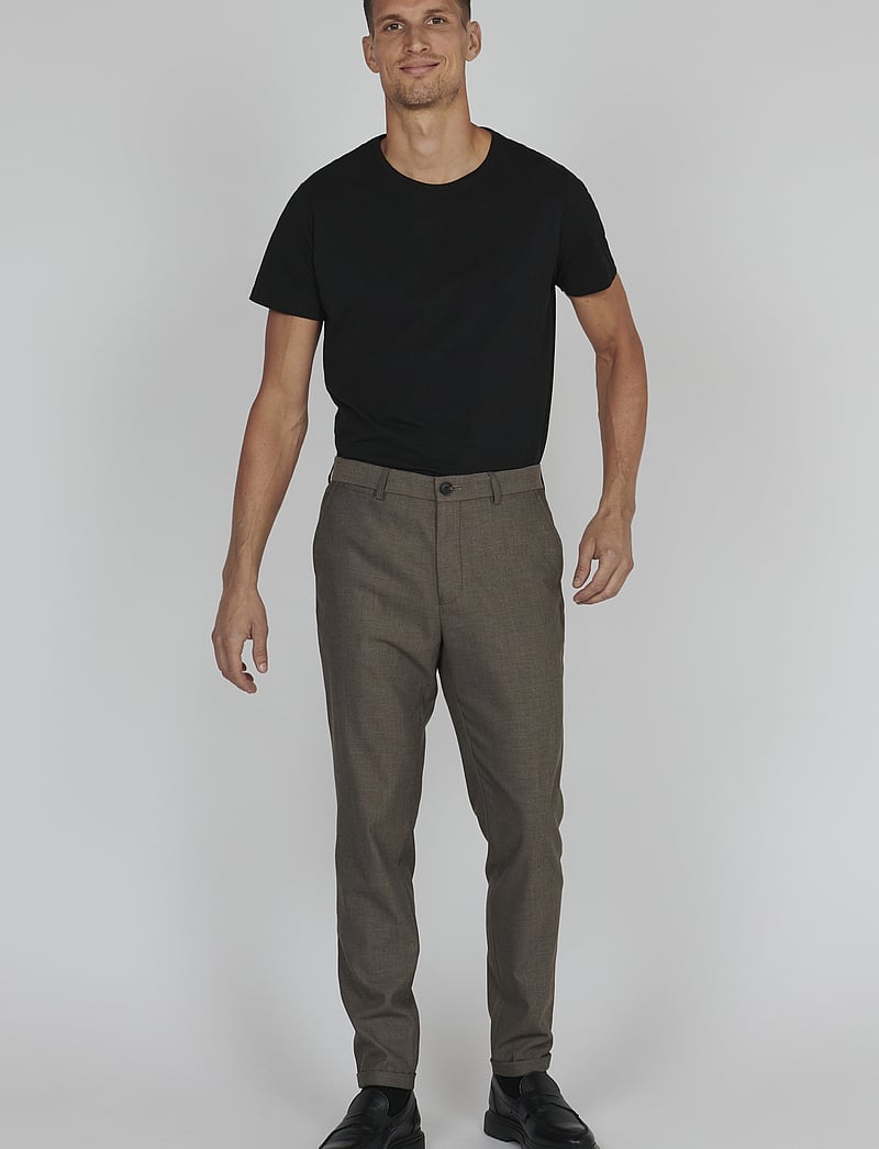 Matinique - MAliam Pant - kostymbyxor - teak melange - 3