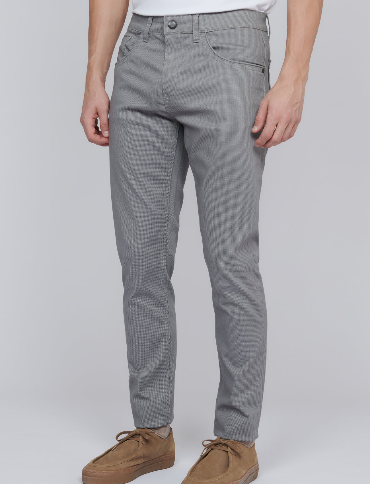Matinique - MApete - tapered jeans - ghost gray - 1