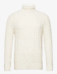 Matinique - MAroll pattern - džemperi ar augstu apkakli - broken white - 0