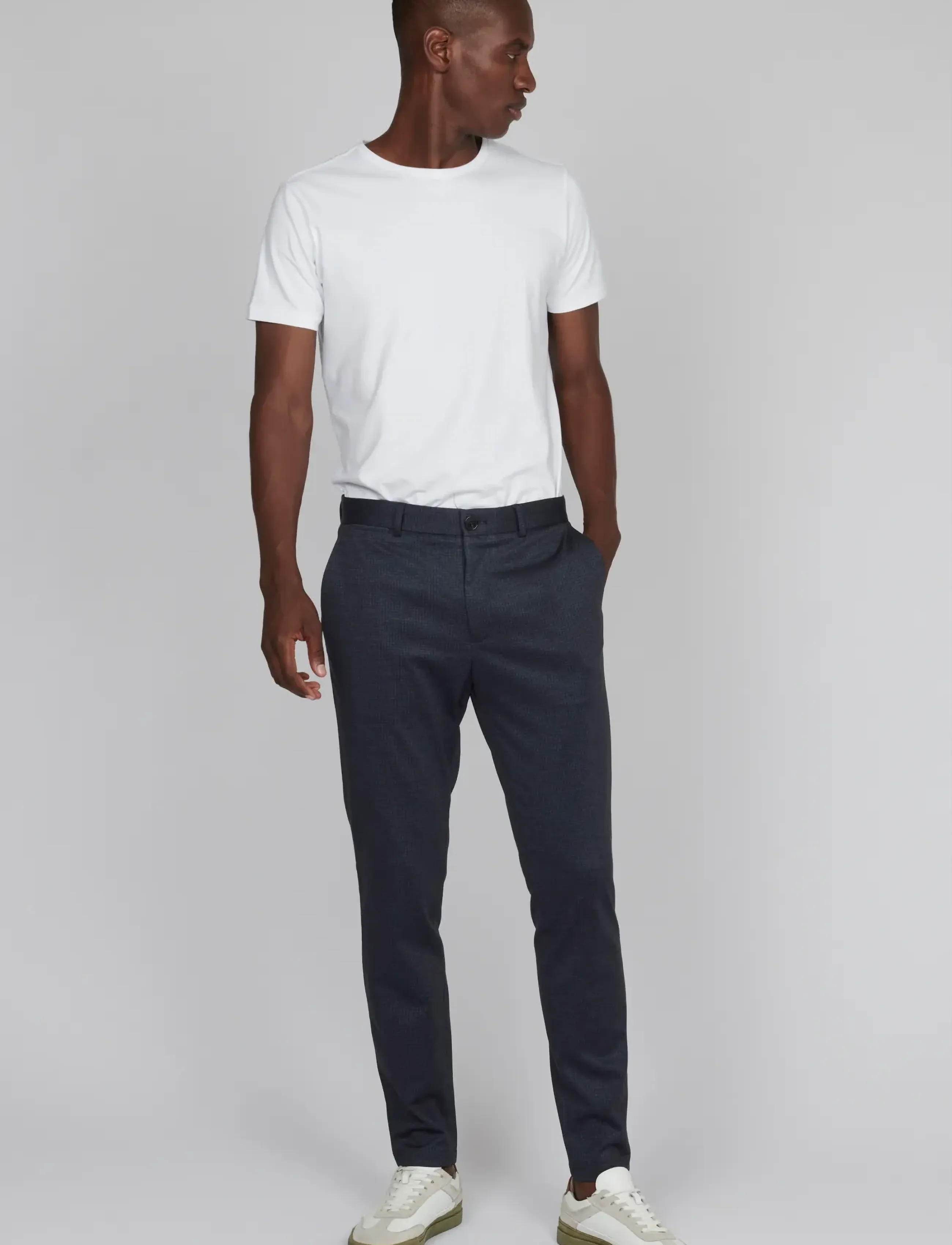 Matinique - MAliam Jersey Pant - casual trousers - dust blue - 3