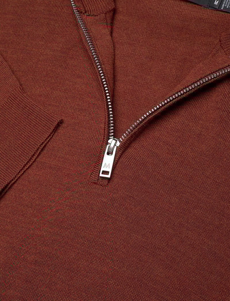 Matinique - MAmason SZ - halfzip strik - cambridge brown melange - 2