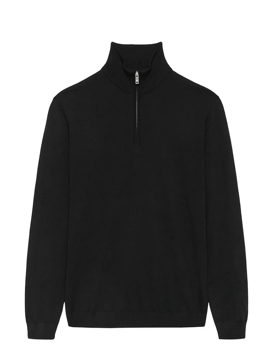 Matinique - MAmason SZ - poolpika lukuga džemprid - black - 1
