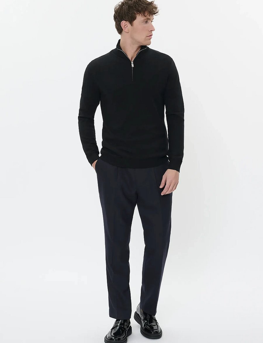 Matinique - MAmason SZ - truien met halve rits - black - 3