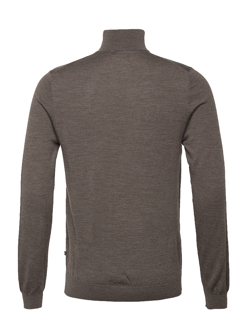 Matinique - MAmason SZ - pullover mit halbem reißverschluss - brown soil melange - 2