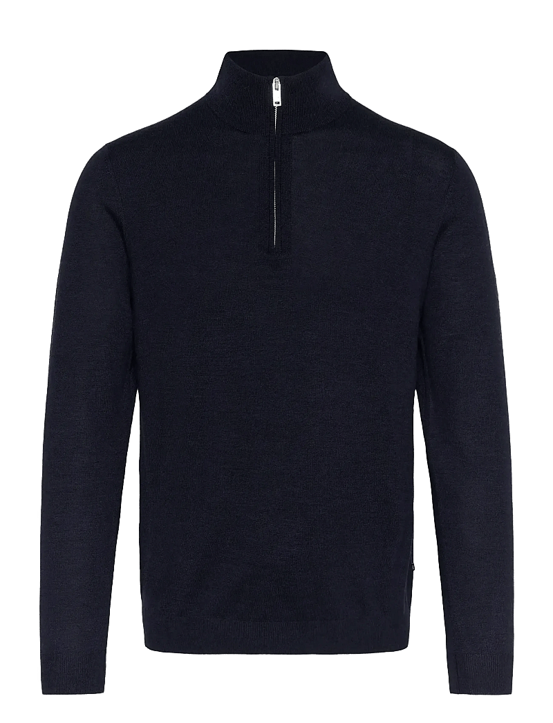 Matinique - MAmason SZ - tõmblukk-kaelusega džemprid - dark navy melange - 1