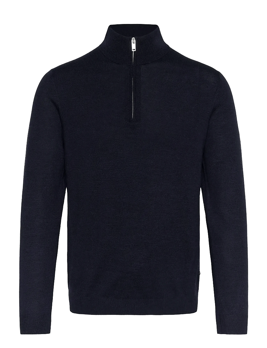 Matinique - MAmason SZ - puolivetoketjulliset neuleet - dark navy melange - 1