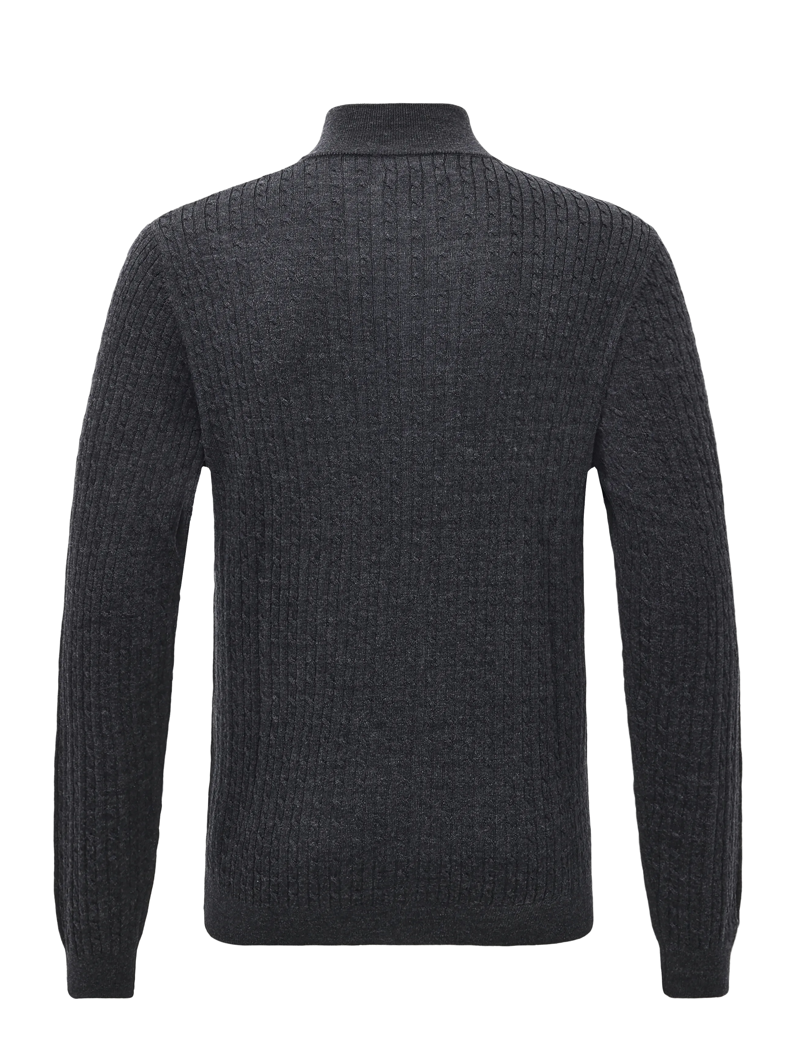 Matinique - MAmason SZ cabel - half zip-tröjor - dark grey melange - 2