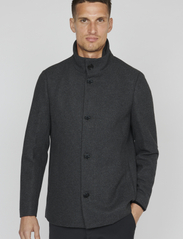 Matinique - MARobert Short - wool jackets - medium grey melange - 2