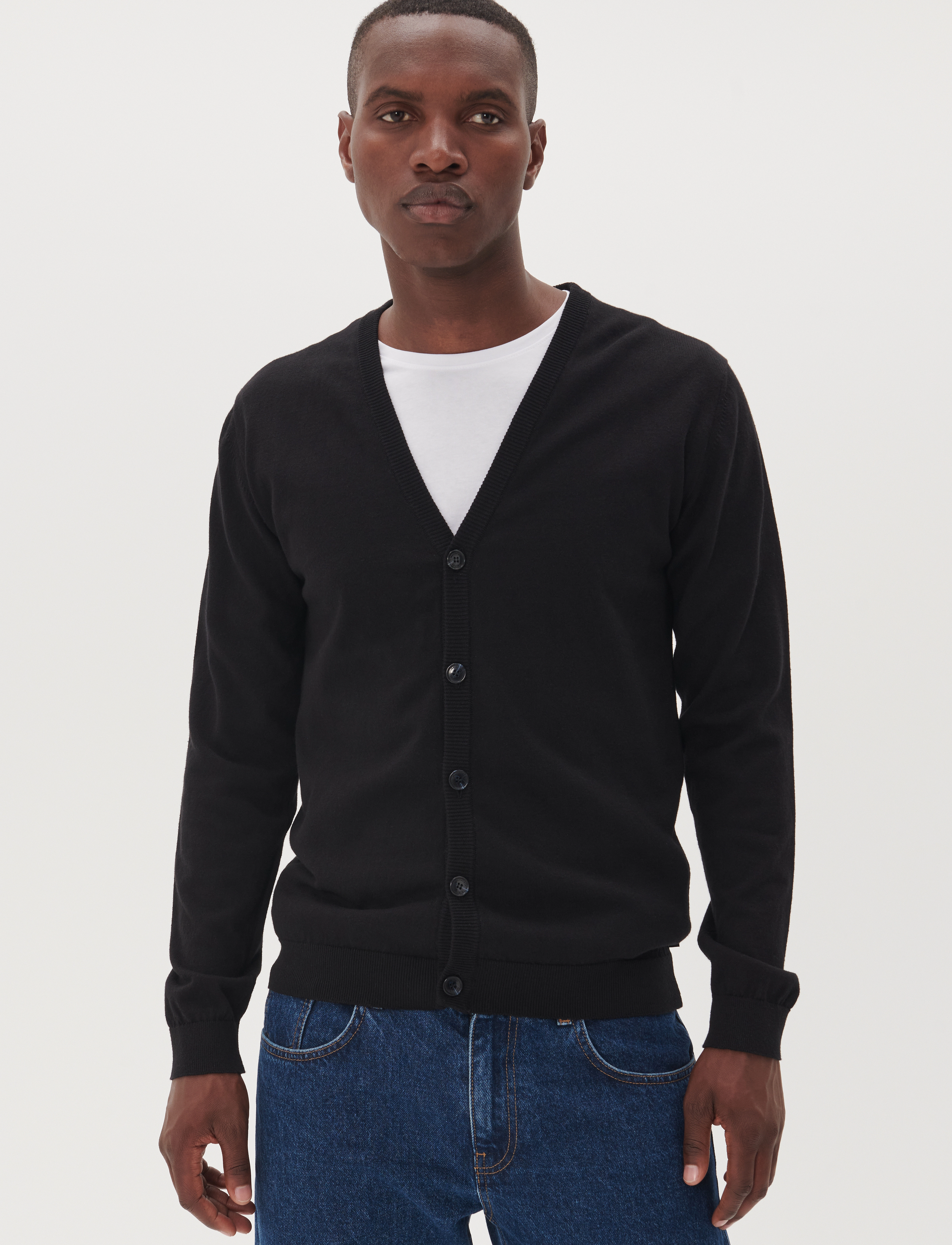 Matinique Majambon, L, Black, Strik > Cardigans, Herre