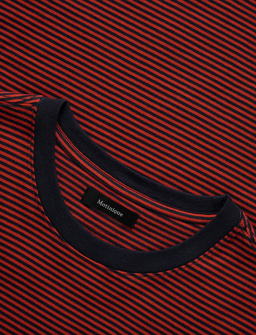 Matinique - MAjeremy - kurzärmelige t-shirts - aura orange - 5