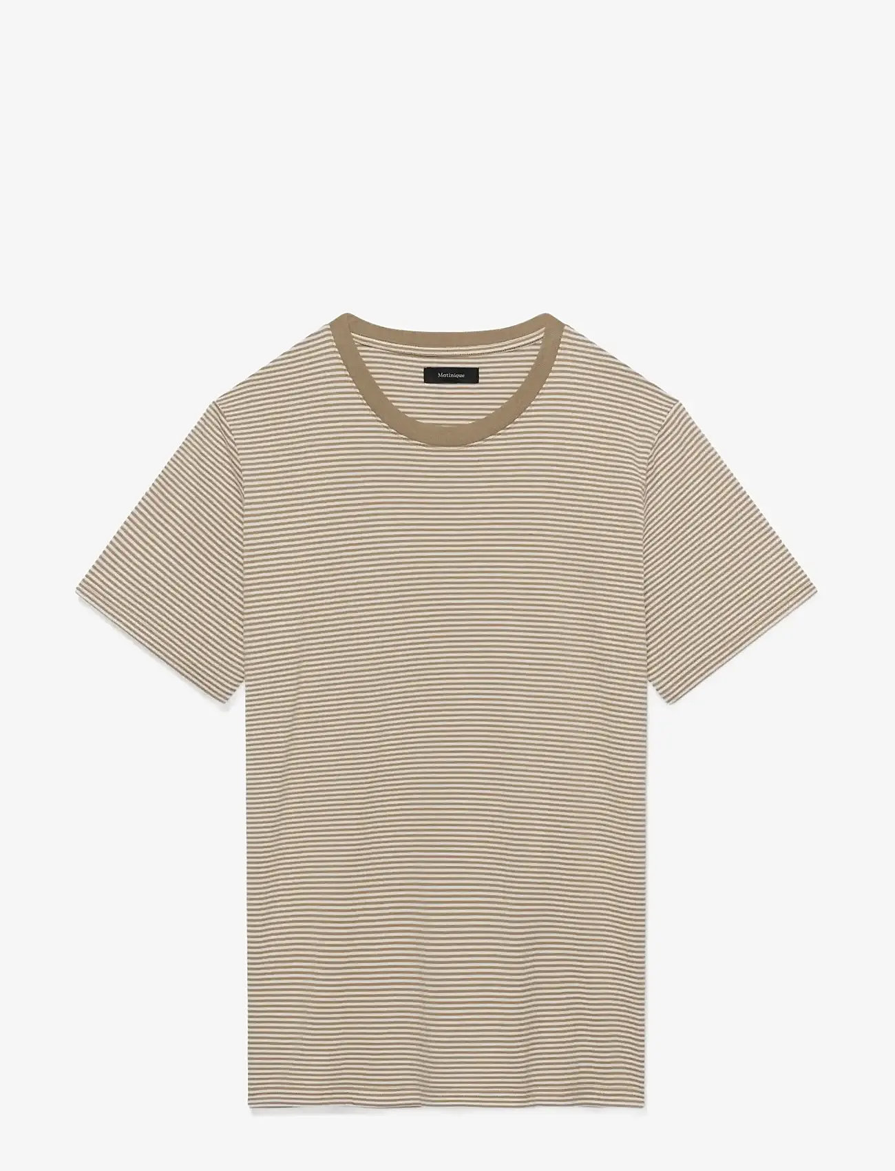 Matinique - MAjeremy - kortærmede t-shirts - caribou - 0