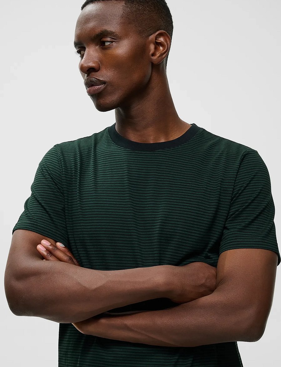 Matinique - MAjeremy - short-sleeved t-shirts - scarab - 4