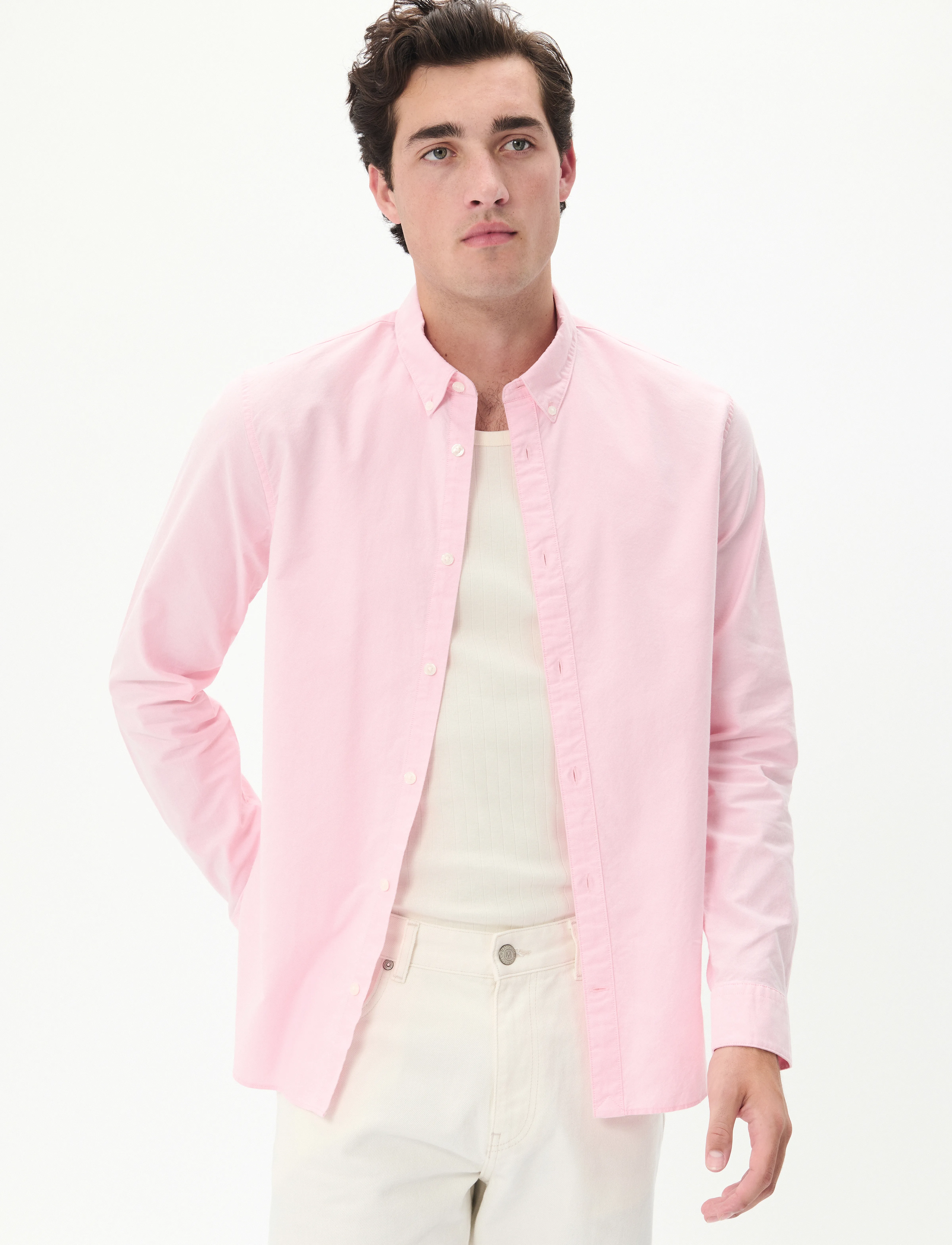 Matinique Matrostol Bd, M, Pink, Skjorter > Afslappet, Herre