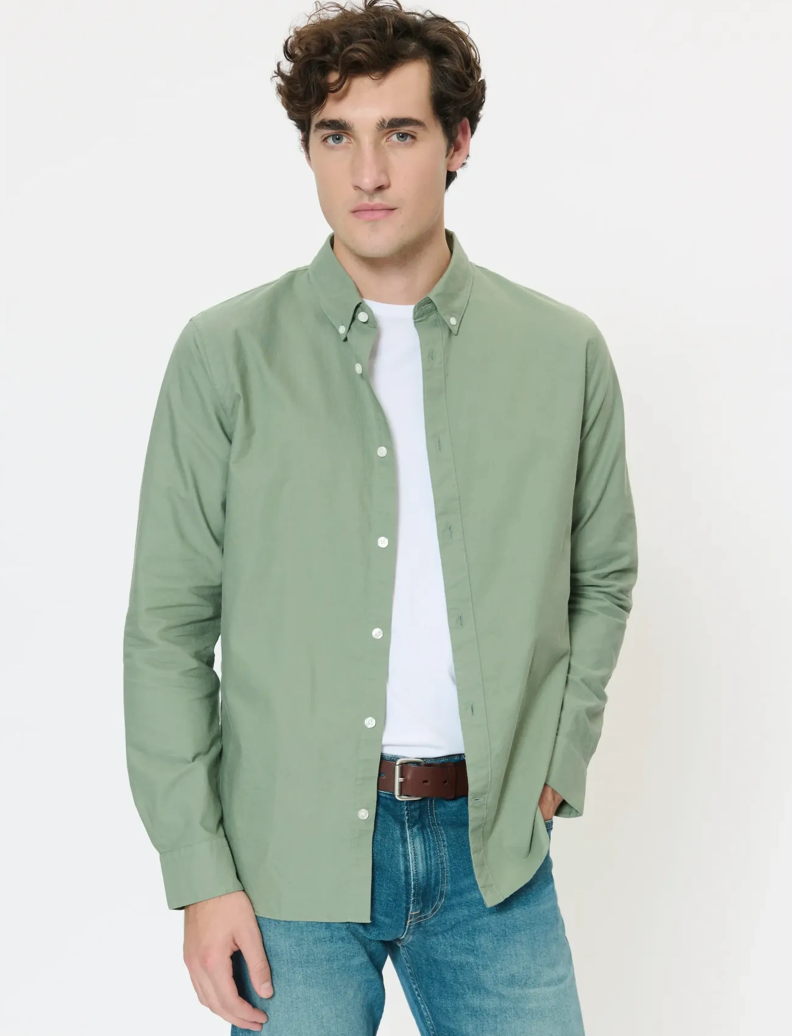 Matinique Matrostol Bd, XL, Green, Skjorter > Afslappet, Herre