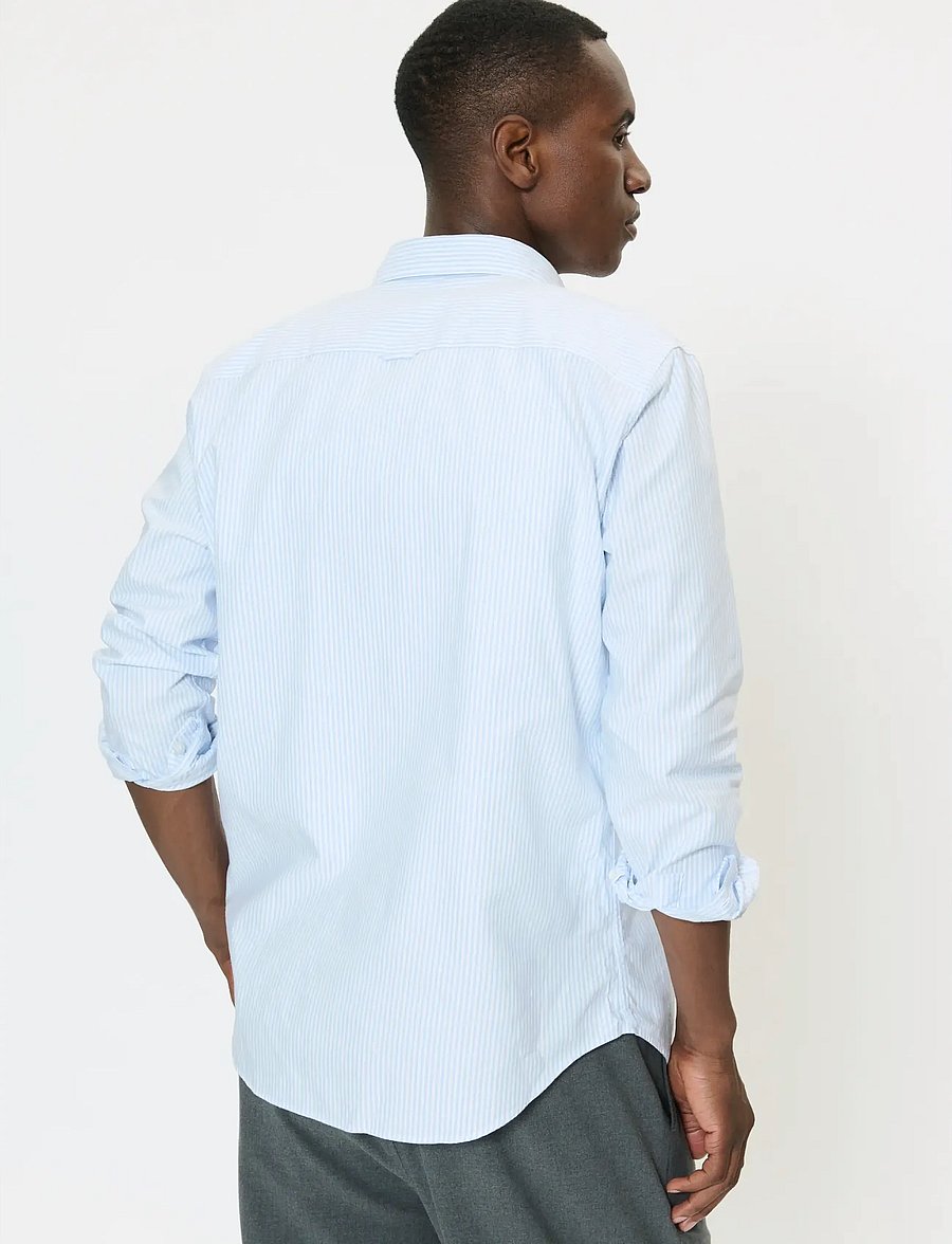 Matinique - MAtrostol BD - gestreifte hemden - chambray blue - 4