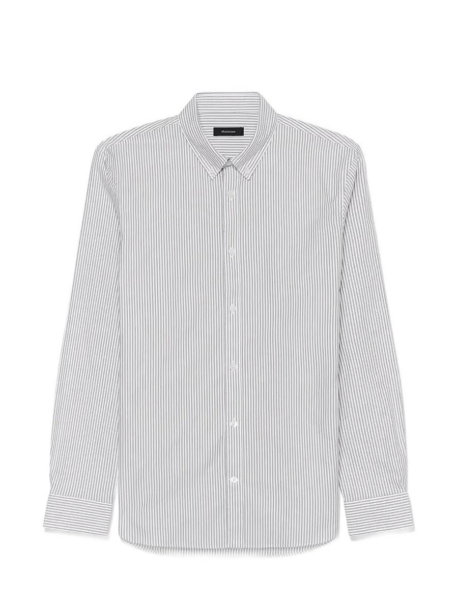 Matinique - MAtrostol BD - striped shirts - chocolate brown - 1