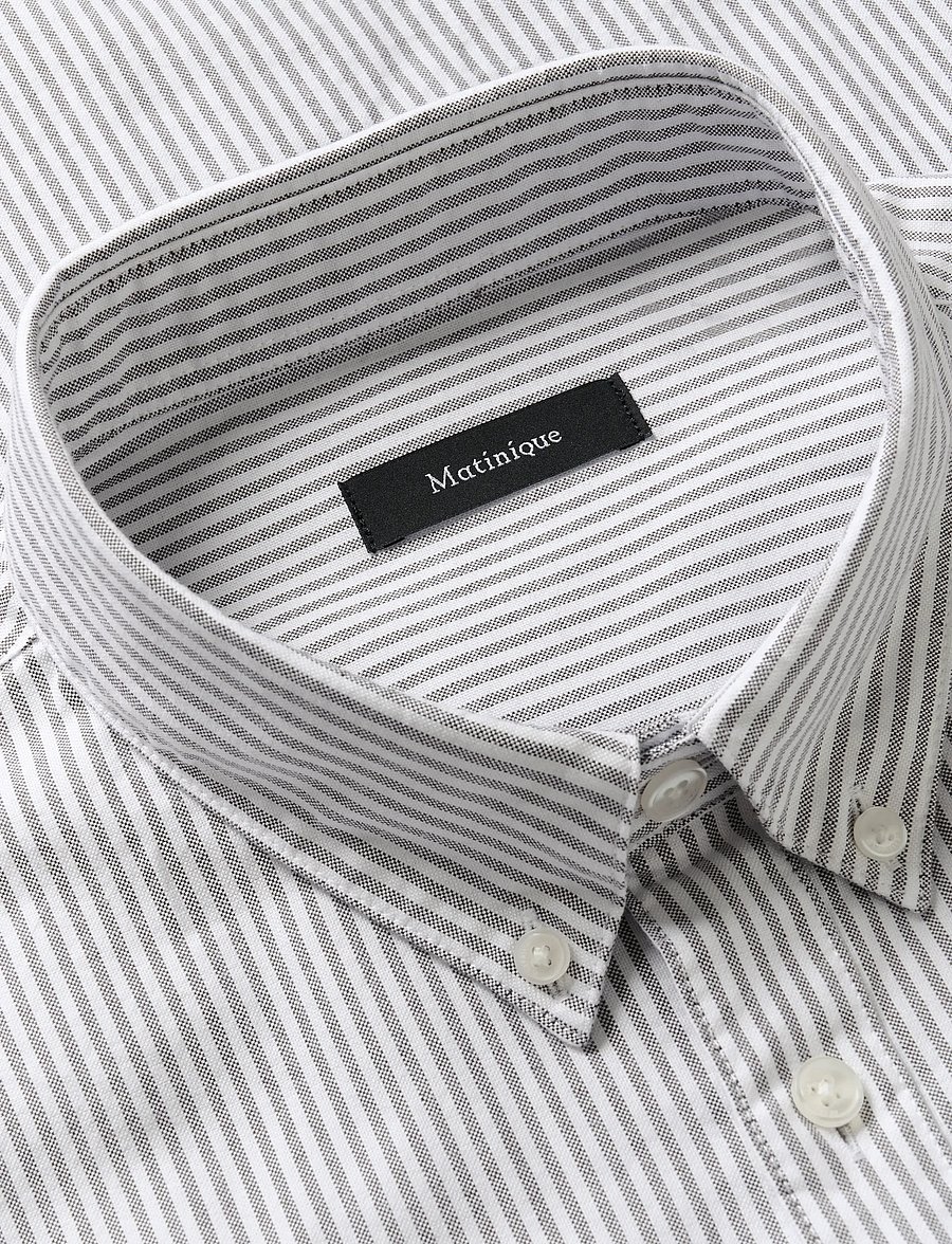 Matinique - MAtrostol BD - striped shirts - chocolate brown - 5
