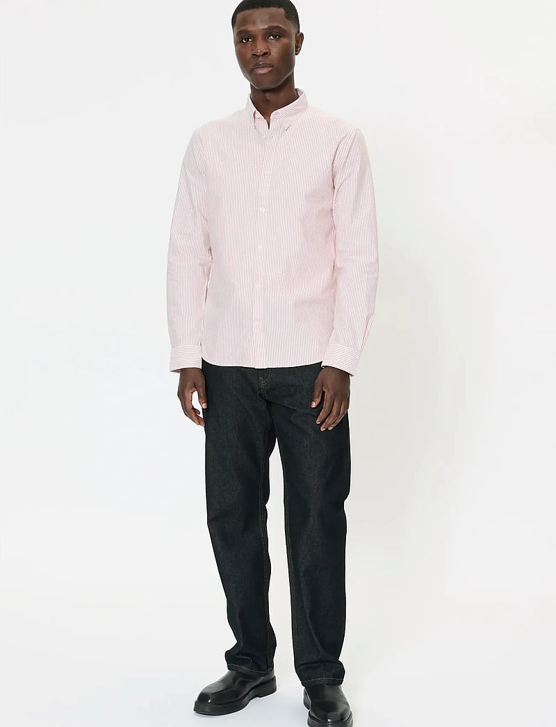 Matinique - MAtrostol BD - stribede skjorter - gold flame - 2