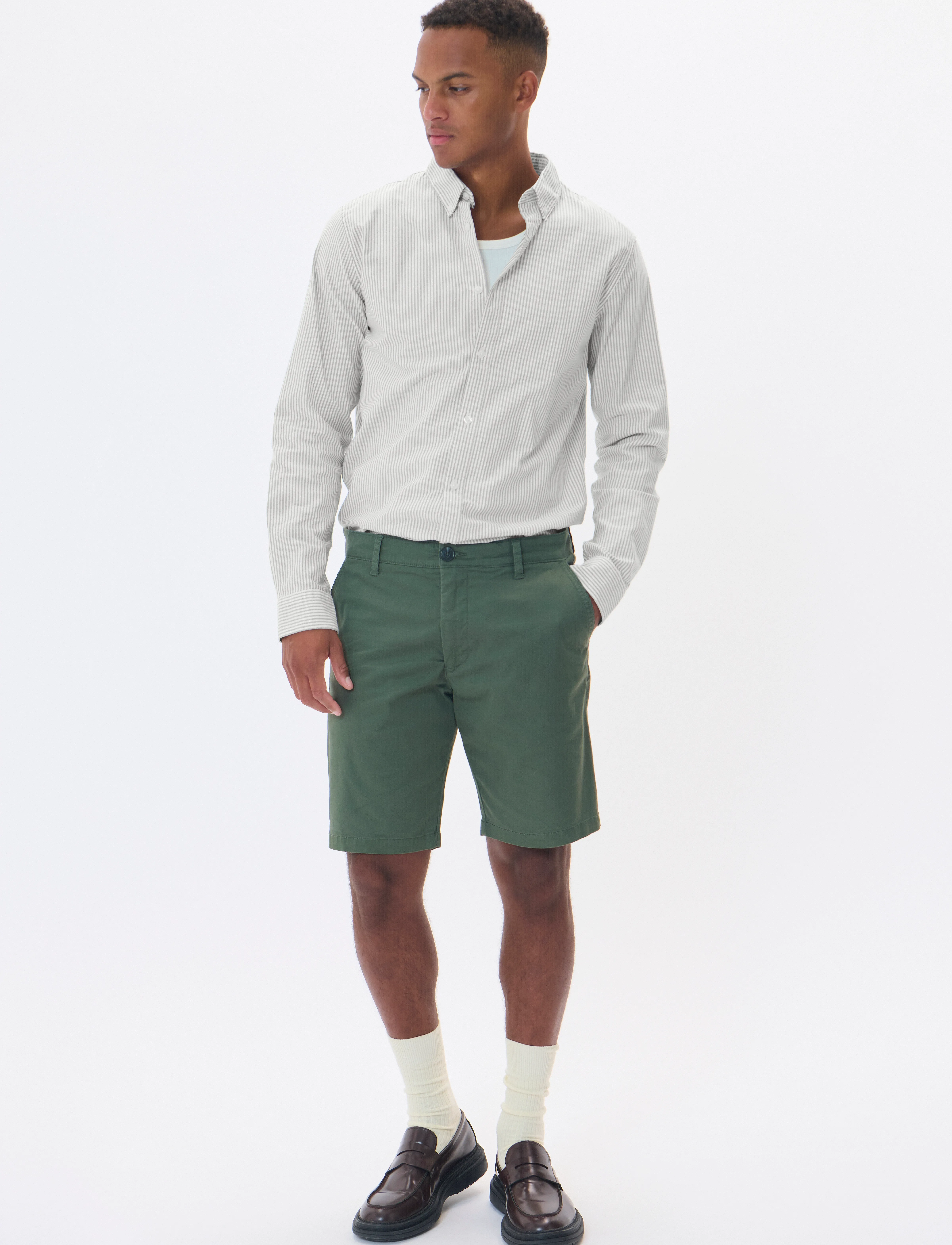 Matinique Matrostol Bd, M, Green, Skjorter > Afslappet, Herre