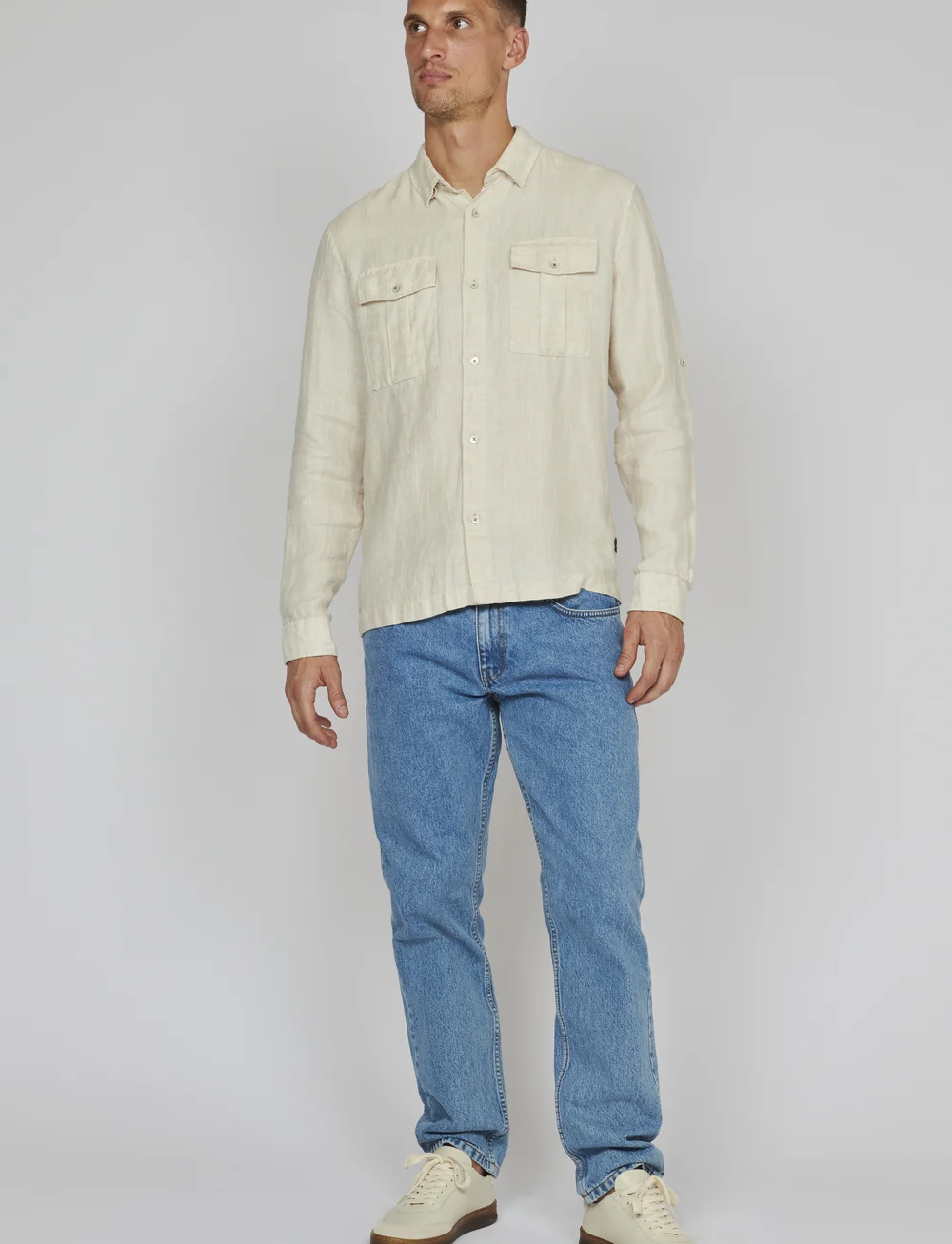 Matinique - MAharosch - linskjorter - oyster gray - 3