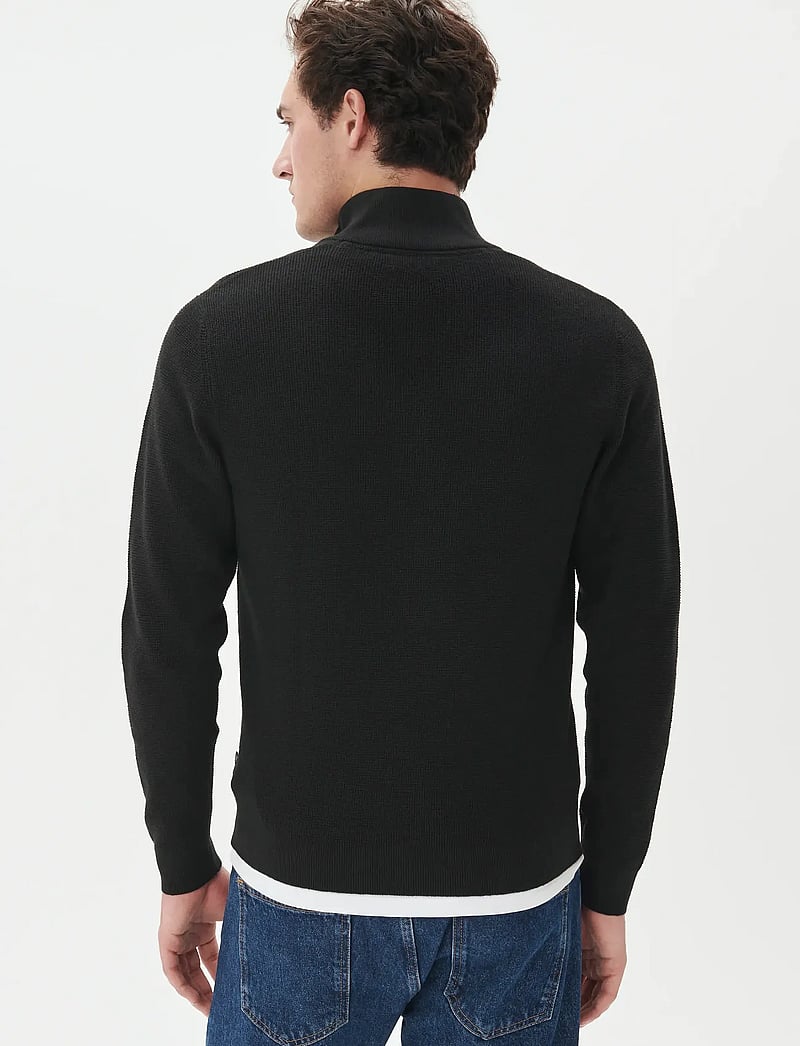 Matinique - MAlagoon Z - pullover mit halbem reißverschluss - black - 3