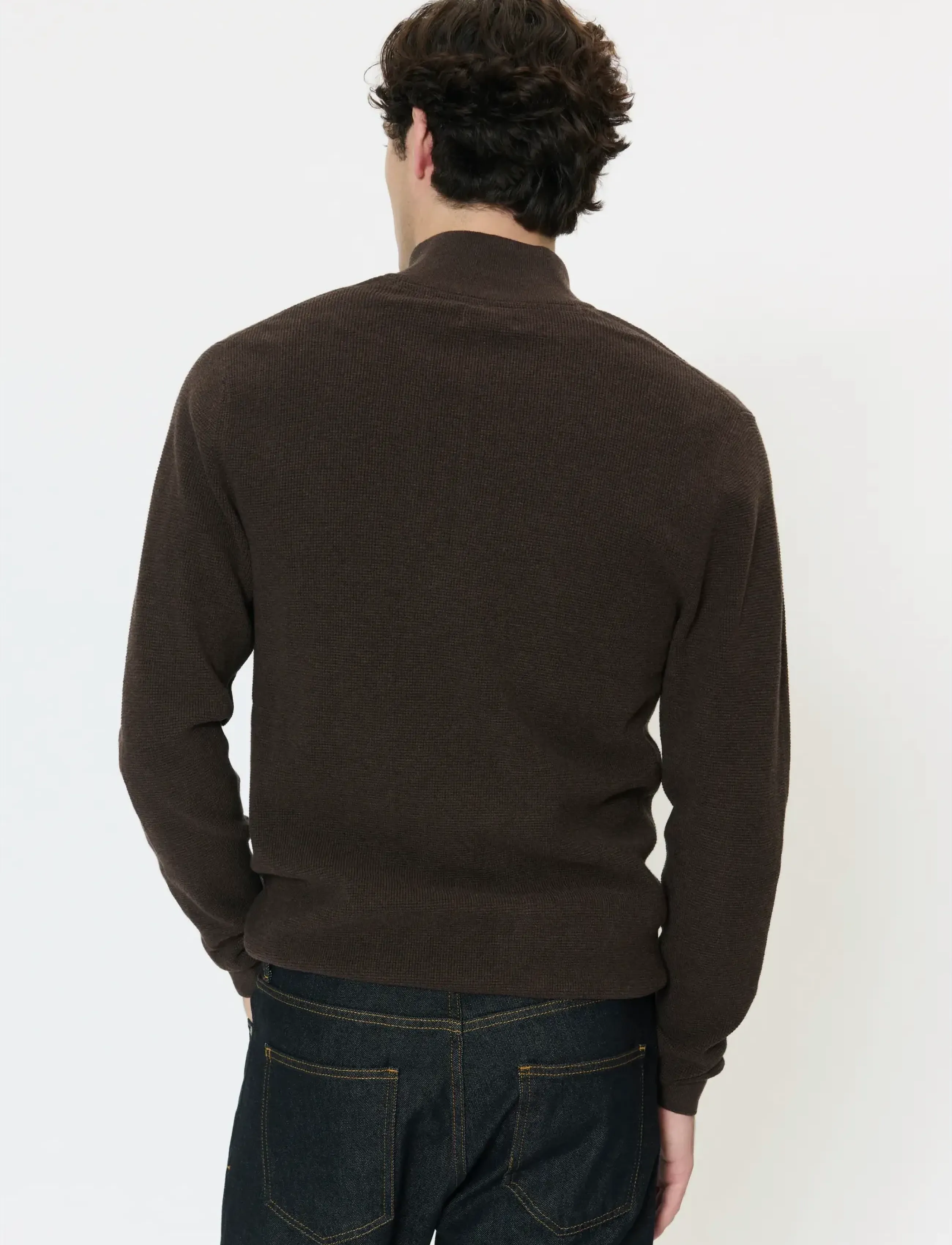 Matinique - MAlagoon Z - tõmblukk-kaelusega džemprid - chocolate brown - 3