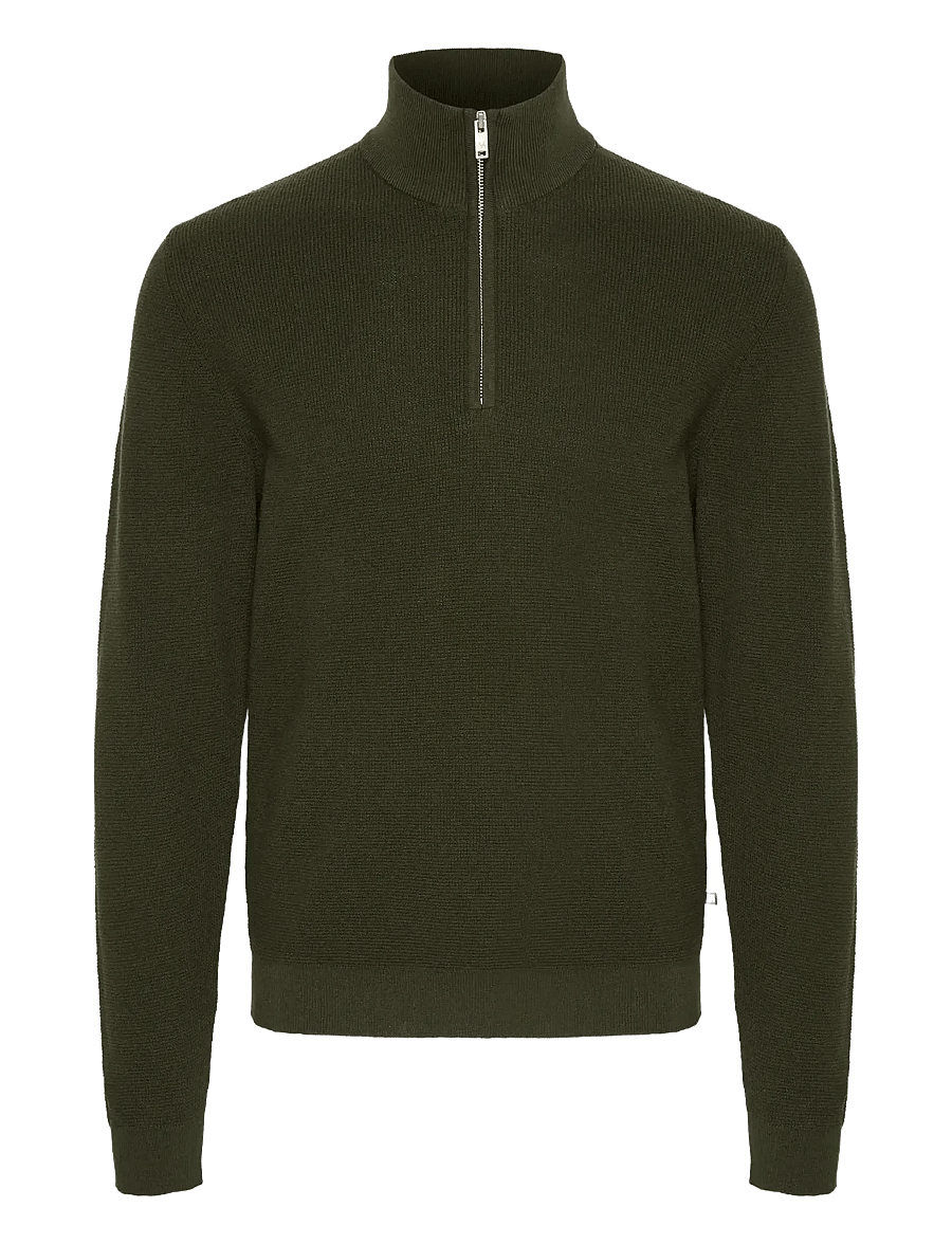 Matinique - MAlagoon Z - pullover mit halbem reißverschluss - dark forest - 1