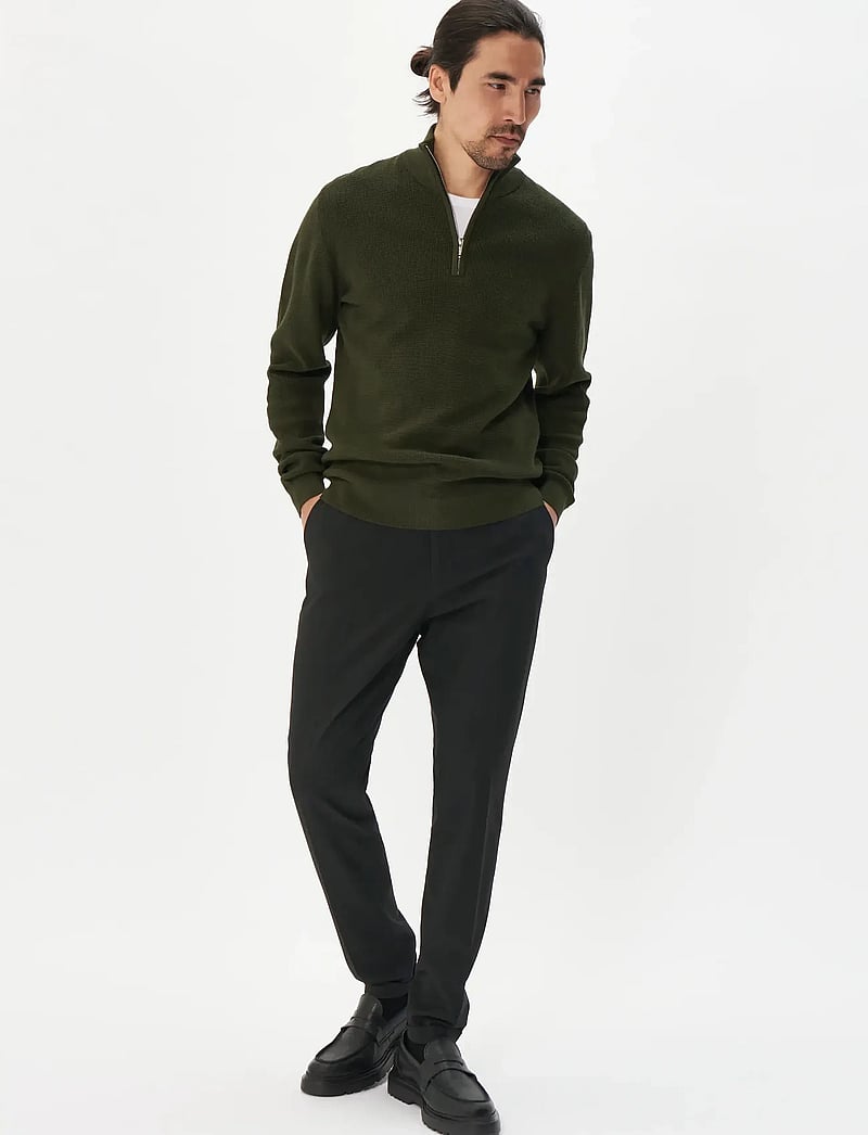 Matinique - MAlagoon Z - pullover mit halbem reißverschluss - dark forest - 3