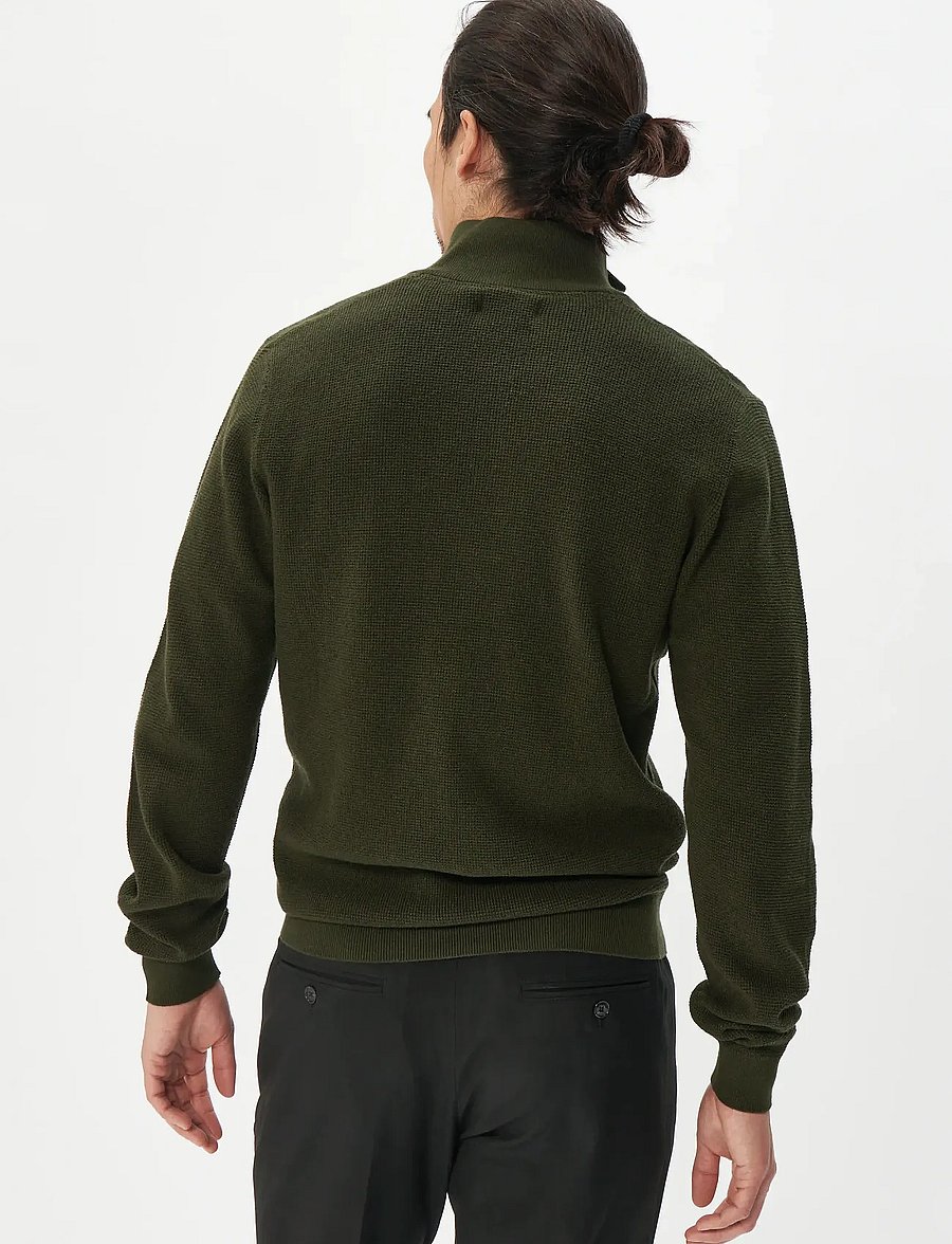 Matinique - MAlagoon Z - pullover mit halbem reißverschluss - dark forest - 4