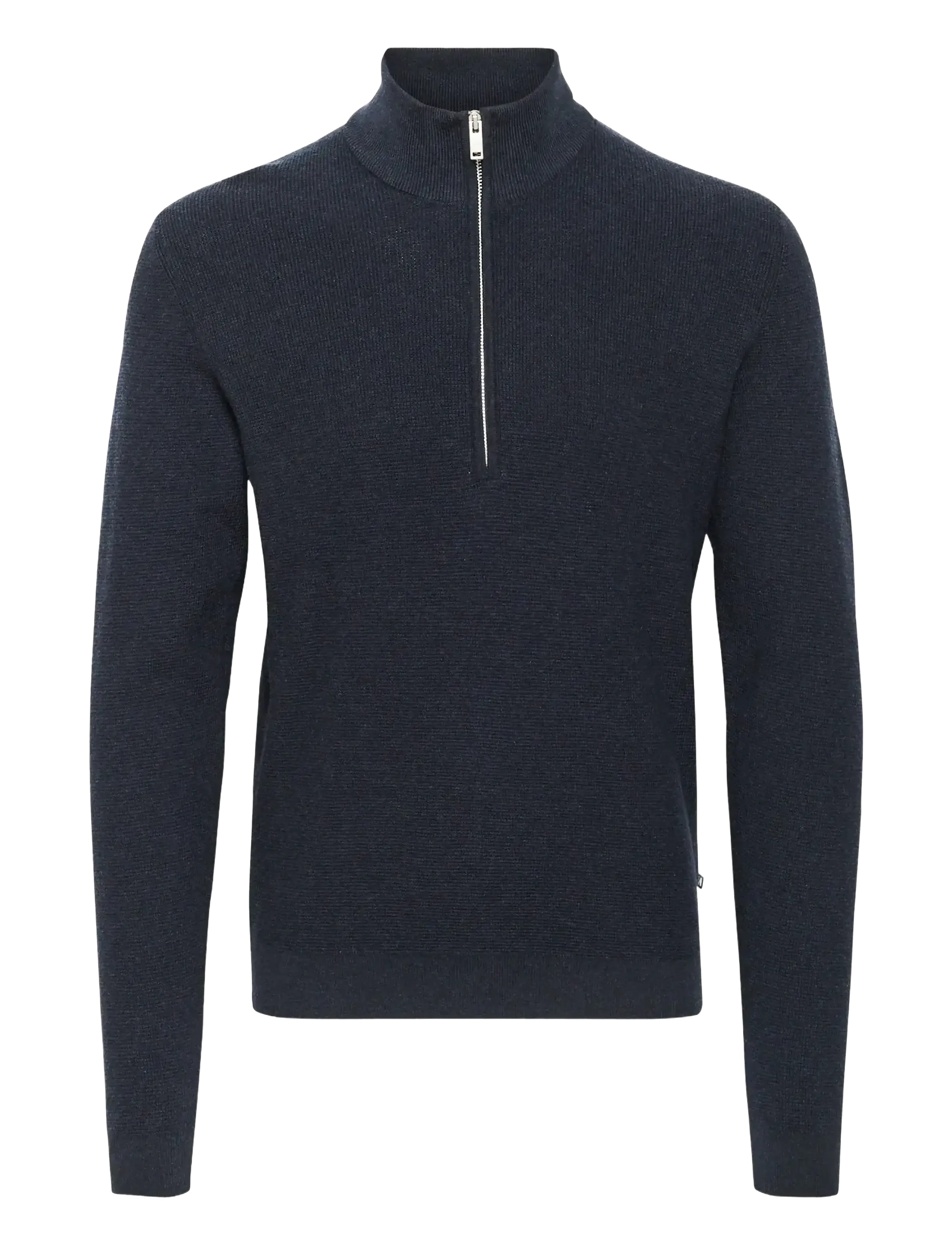 Matinique MAlagoon Z - Halfzip strik - DARK NAVY MELANGE / navy