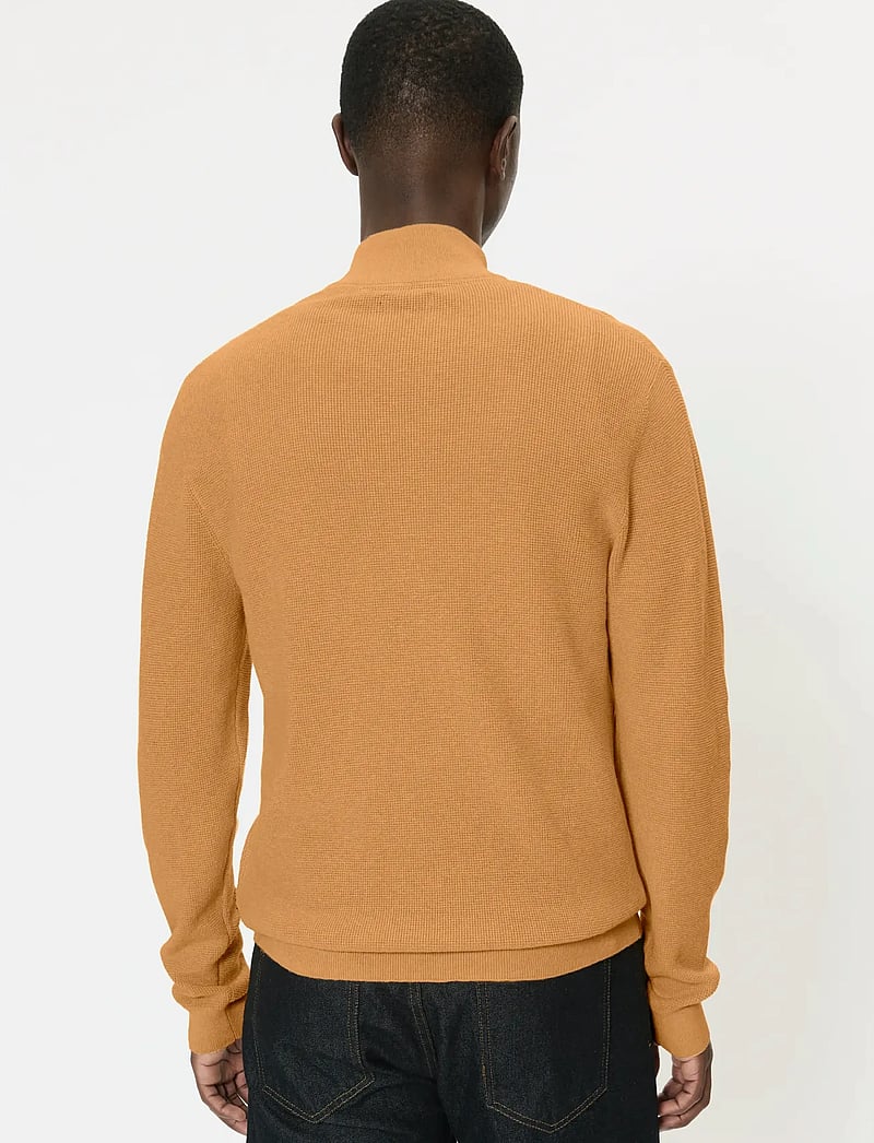 Matinique - MAlagoon Z - pullover mit halbem reißverschluss - golden cream - 3