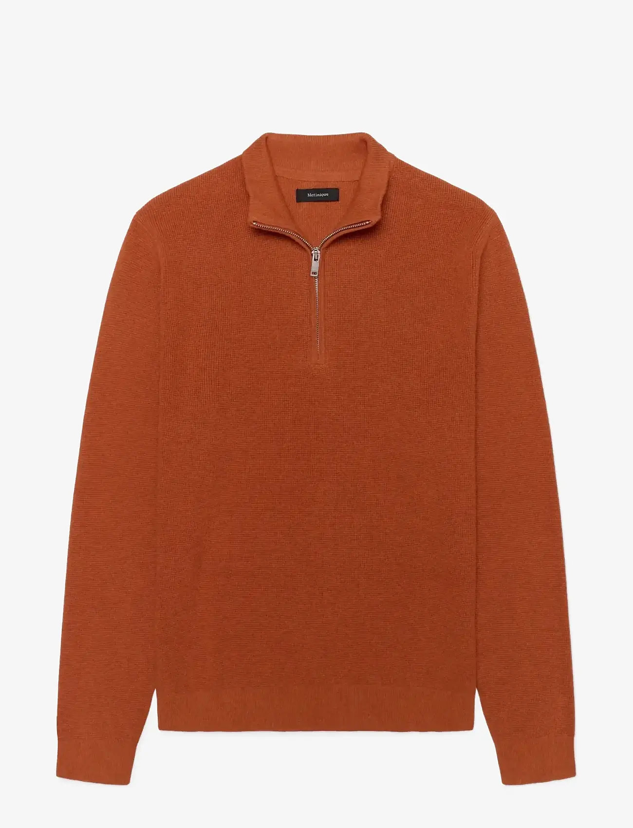 Matinique - MAlagoon Z - halfzip strik - gold flame - 1