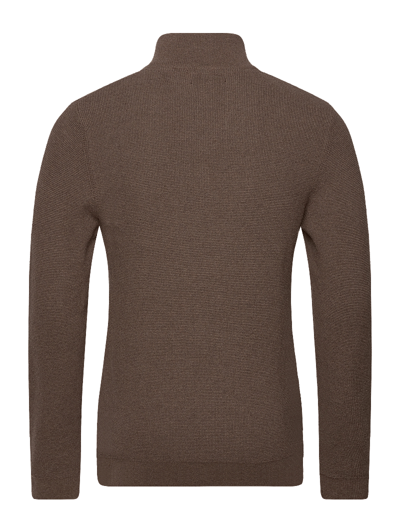 Matinique - MAlagoon Z - pullover mit halbem reißverschluss - morel melange - 2