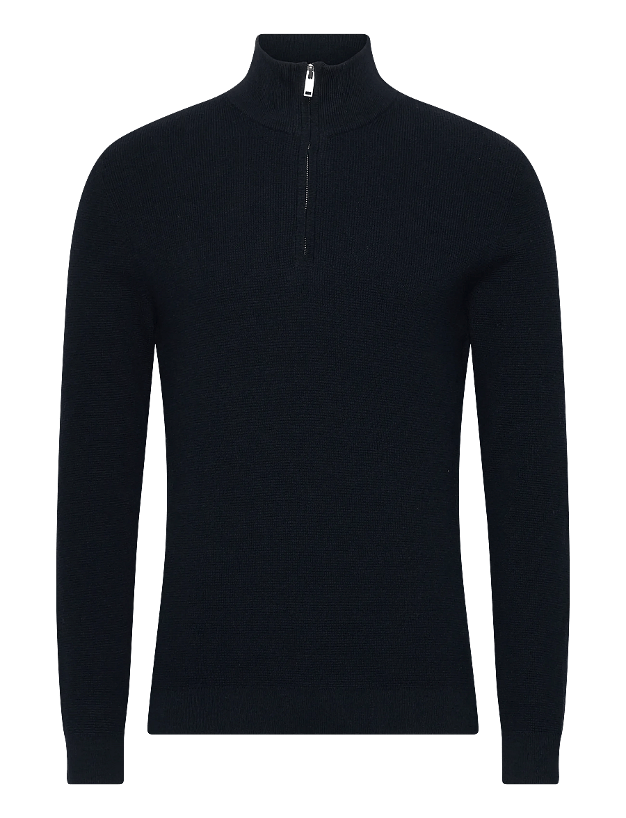 Matinique - MAlagoon Z - halfzip strik - navy blazer - 0
