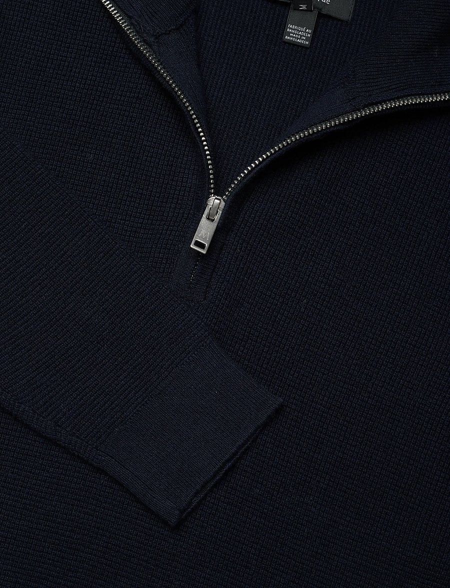Matinique - MAlagoon Z - pullover mit halbem reißverschluss - navy blazer - 2