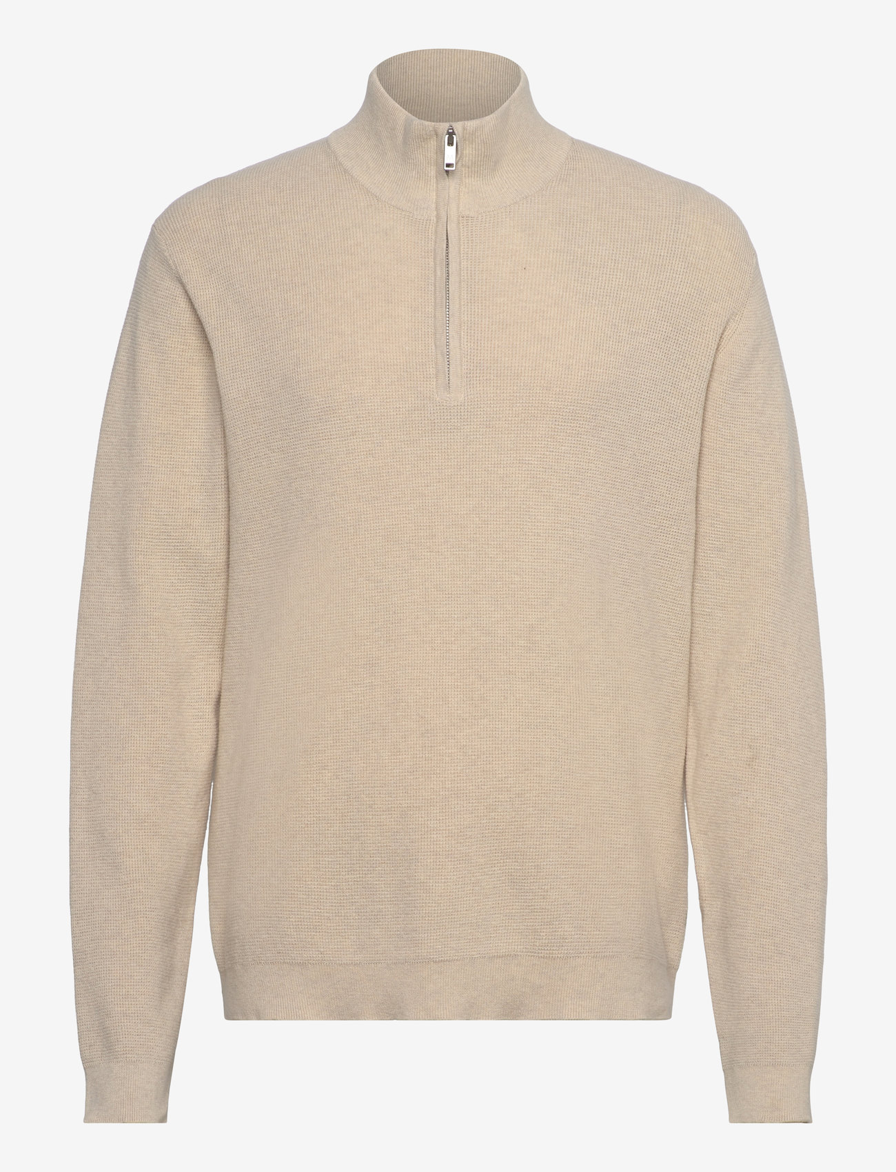 Matinique - MAlagoon Z - pullover mit halbem reißverschluss - oyster gray melange - 1