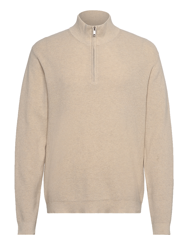 Matinique - MAlagoon Z - pullover mit halbem reißverschluss - oyster gray melange - 1