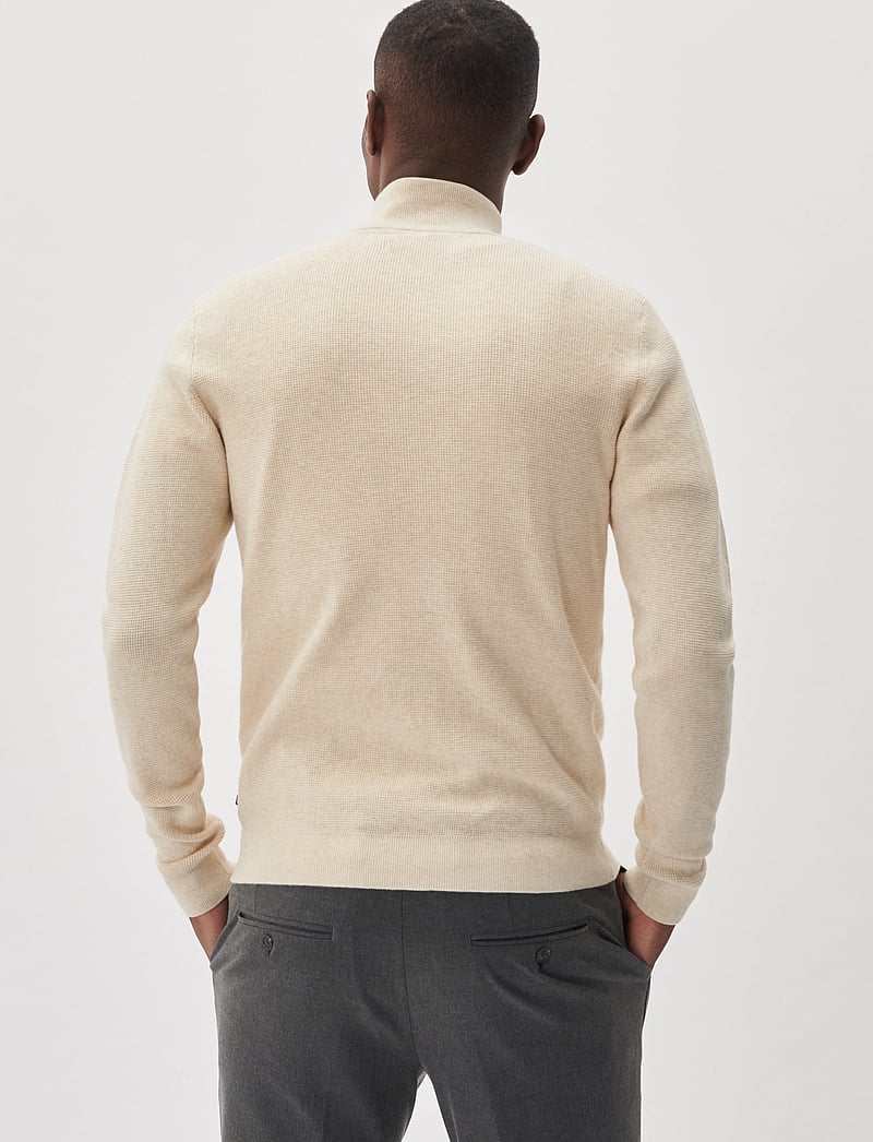 Matinique - MAlagoon Z - pullover mit halbem reißverschluss - oyster gray melange - 4