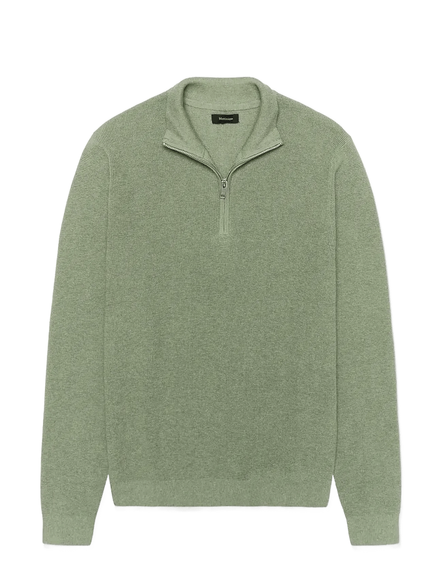 Matinique - MAlagoon Z - pullover mit halbem reißverschluss - sea spray - 1