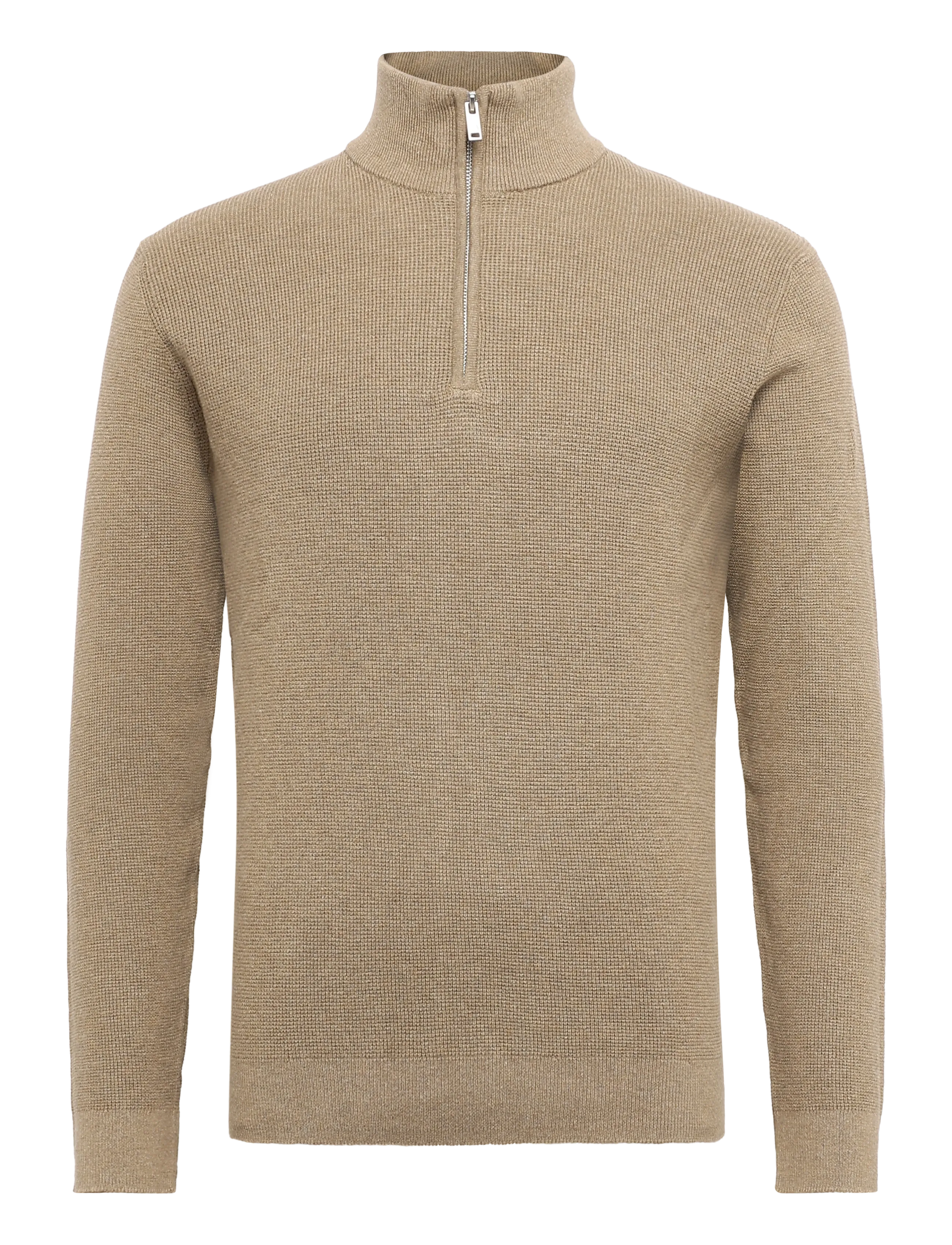 Matinique MAlagoon Z - Pullover mit halbem Reißverschluss - SILVER SAGE MELANGE / khaki/green