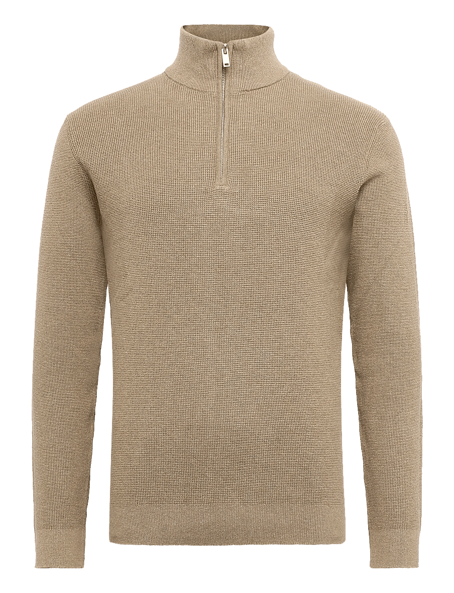 Matinique - MAlagoon Z - pullover mit halbem reißverschluss - silver sage melange - 1